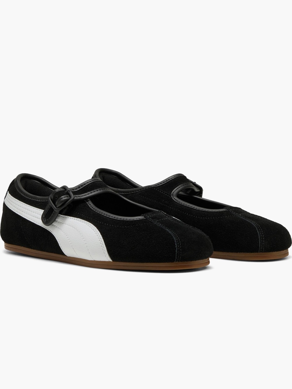 ☕️ Puma Tacklette Mary Jane Black White 🦨